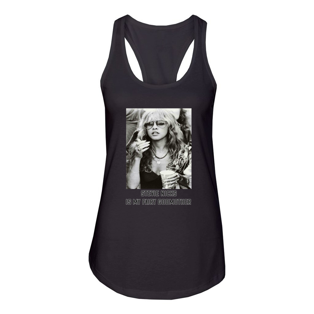 Stevie Nicks is my fairy godmother shirt - Baby Onesie Women's Racerback Tank