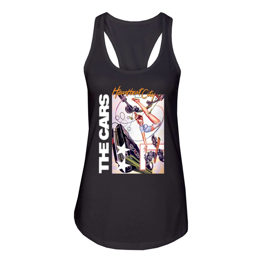 The Cars Heartbeat City Women's Racerback Tank