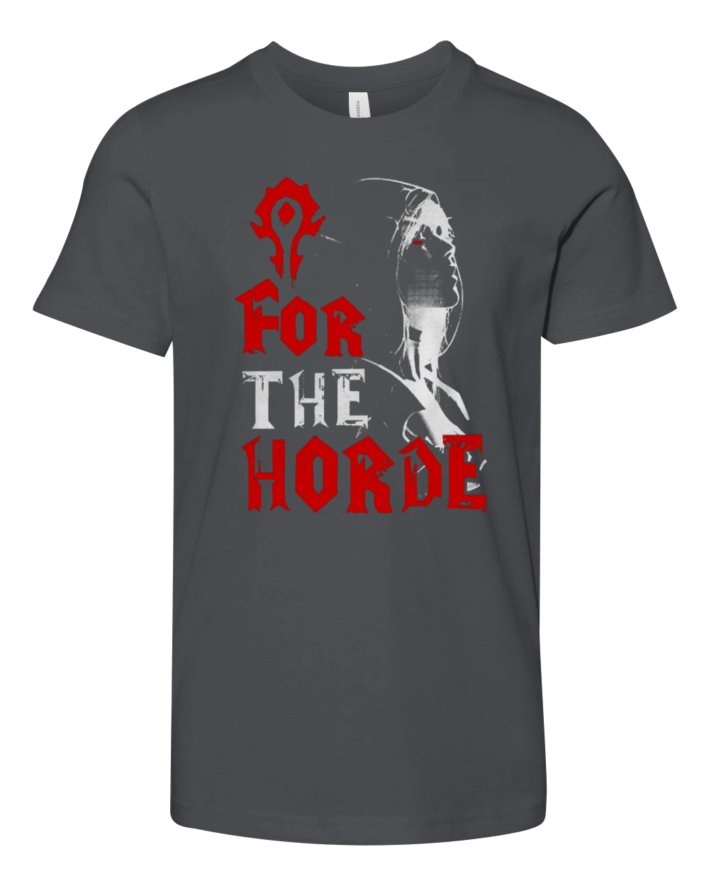 For The Horde Sylvanas Windrunner WOW T-shirt Youth Unisex Jersey Tee