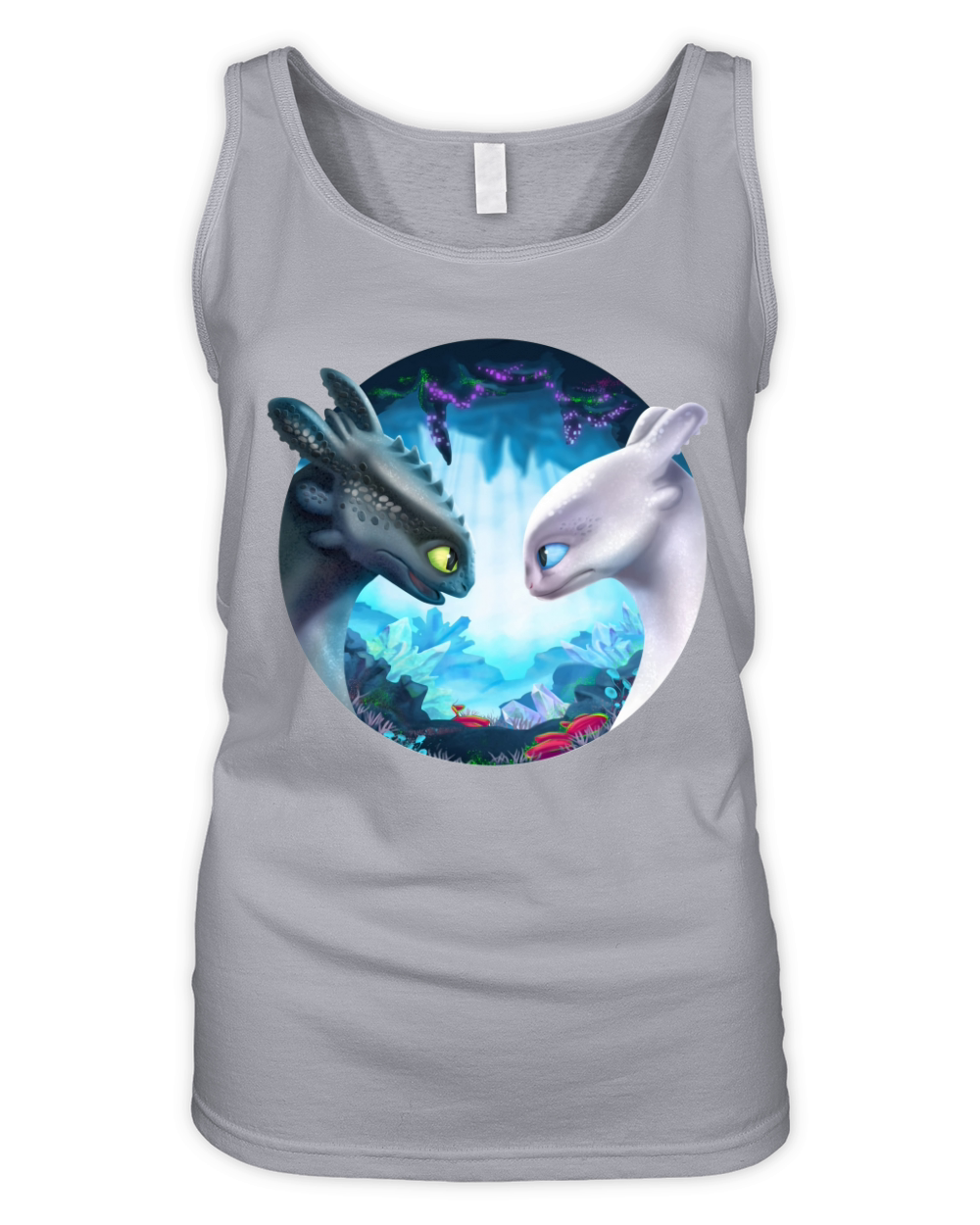 Toothless And Light Fury Organic Women's Tank Top