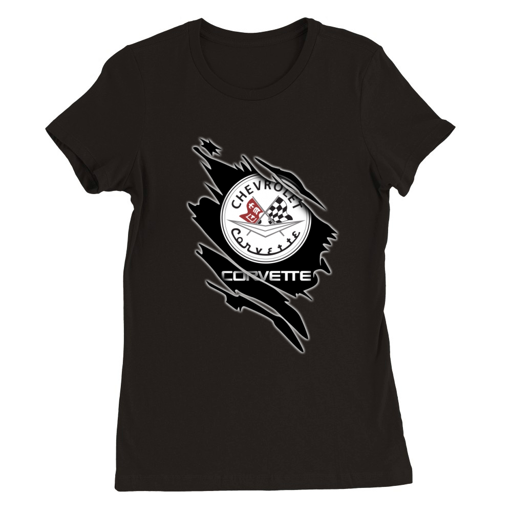 CORVETTE C1 CA Premium Womens Crewneck T-shirt