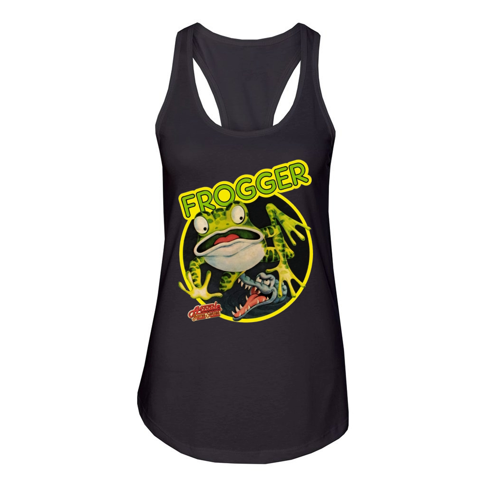 Frogger Video Game Women's Racerback Tank