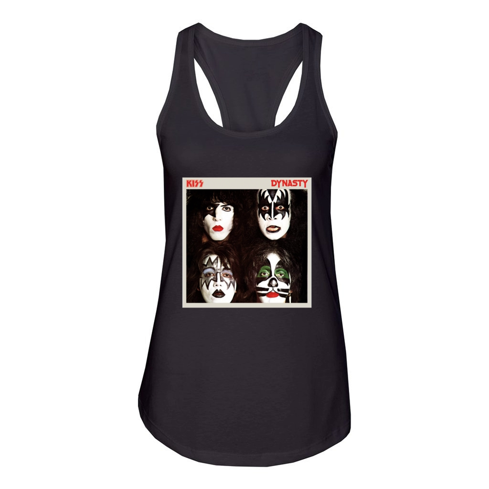 kiss 1979 dynasty t shirt Women's Racerback Tank