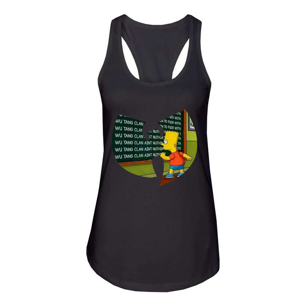 Simpson Wu Tang clan aint nuthin to fuck with shirt Women's Racerback Tank