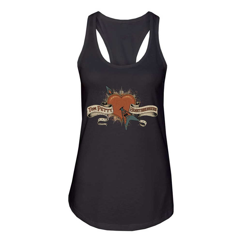 Tom Petty heart Women's Racerback Tank