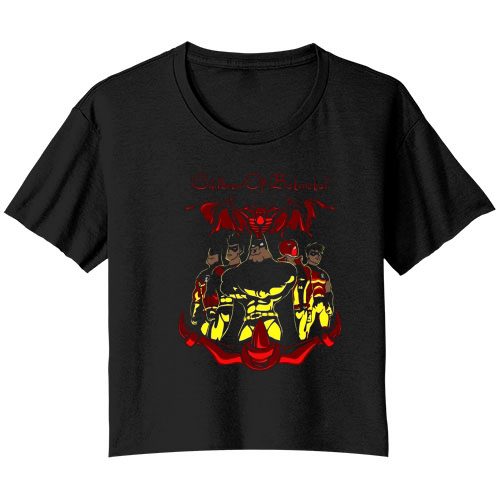 Children of Batmetal Bella Ladies Flowy Crop T-shirt