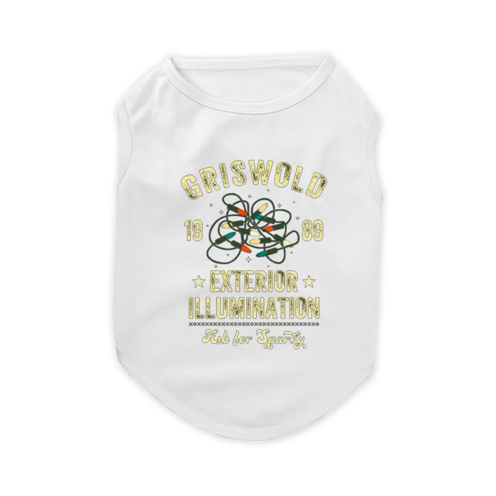 Griswold 1989 Exterior Illumination Christmas Tree Pet T-Shirt
