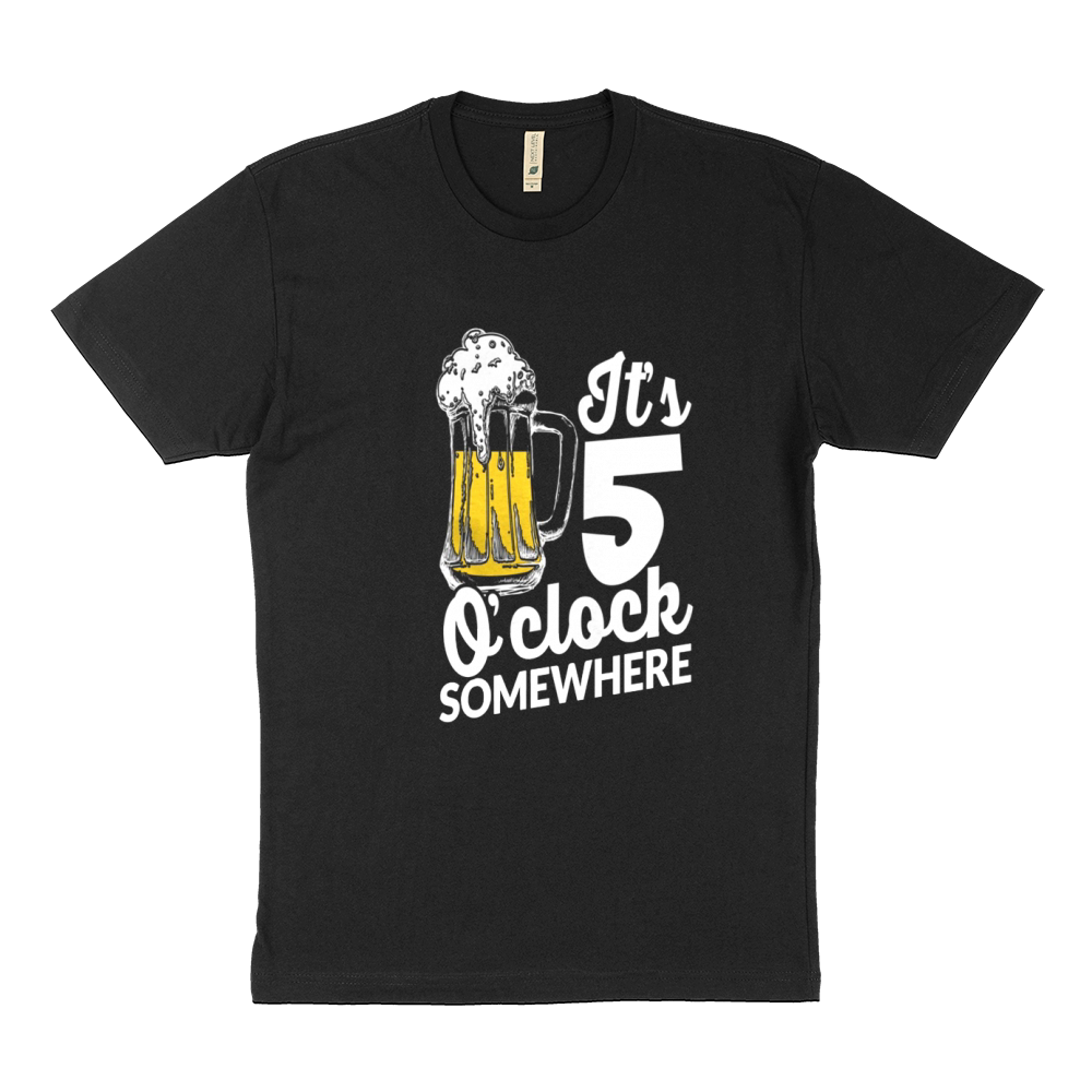 It's 5 O'clock somewhere t-shirt Sustainable T-Shirt