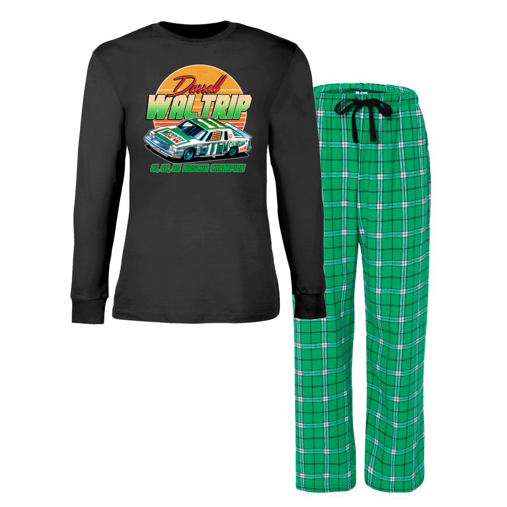 Richard Petty 43 Nascar Legend retro 80s style Women s Christmas Pajamas Designed by Tritioro