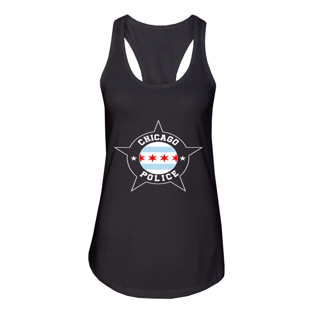Chicago Police T Shirt - CPD Women's Racerback Tank