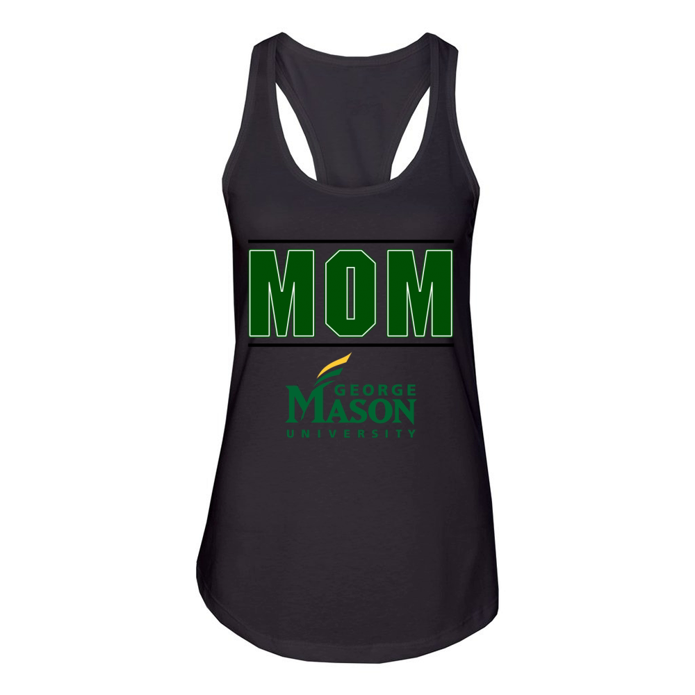 George Mason University Proud Mom Parents Day 2020 Women's Racerback Tank