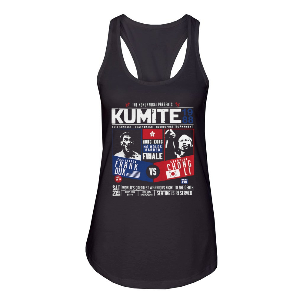 The Kokuryukai presents Kumite 1988 full contact deathmatch Women's Racerback Tank