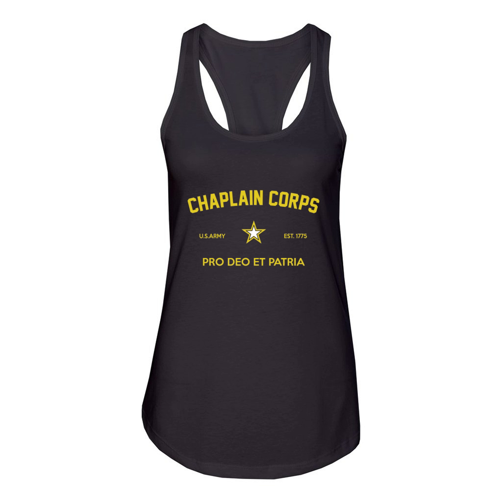US Army Chaplain Corps Women's Racerback Tank
