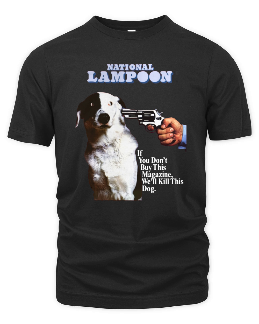 Classic National Lampoon Dog Cover T shirt Organic Unisex T-shirt