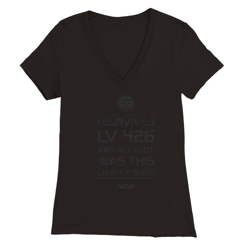 I survived LV426 TShirt Premium Womens V-Neck T-shirt