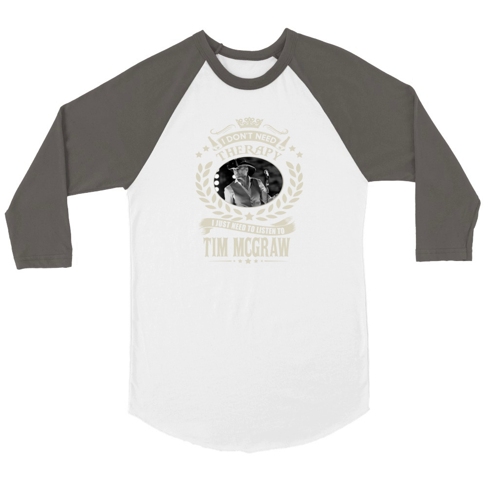 TIM MCGRAW Unisex ¾ sleeve Raglan T-shirt