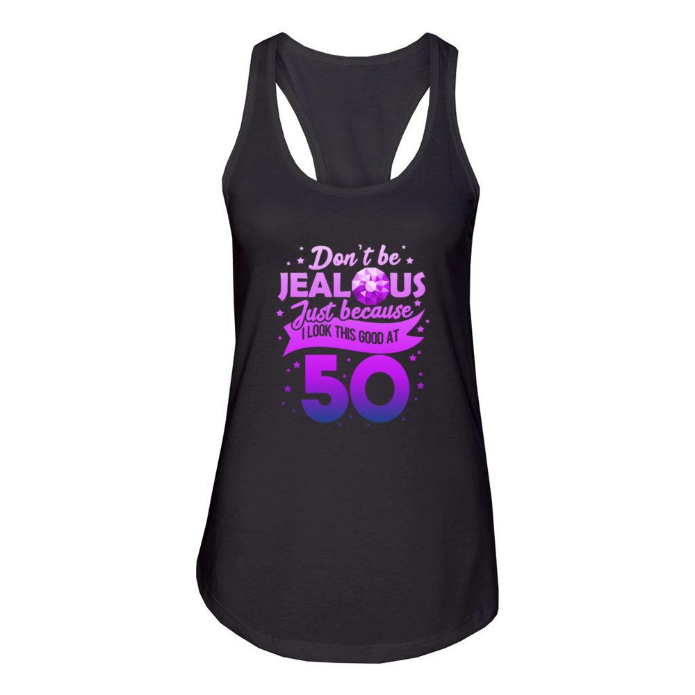 50th Birthday Women's Racerback Tank