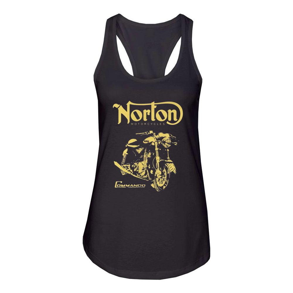 norton motorcycle Women's Racerback Tank