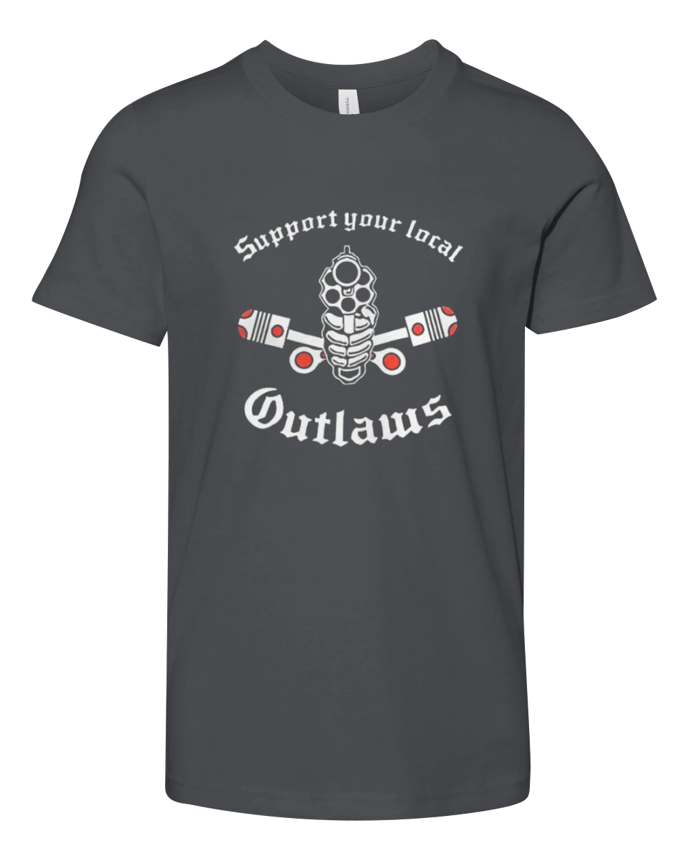 Outlaw mc Support Outlaw mc Support Youth Unisex Jersey Tee