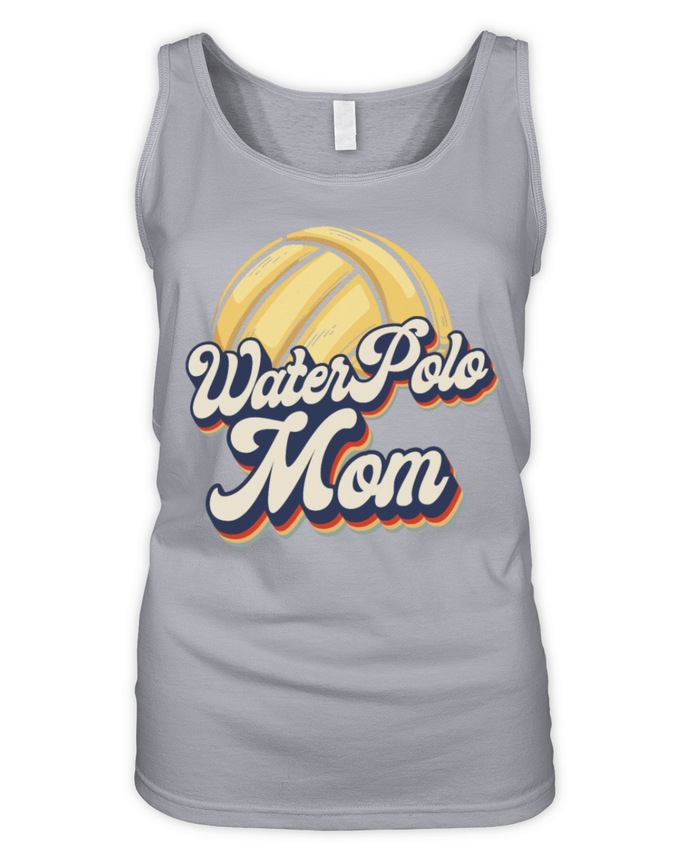 Water Polo Mom Retro Vintage Water Organic Women's Tank Top