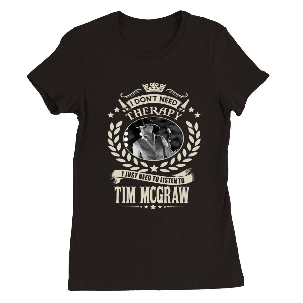 TIM MCGRAW Premium Womens Crewneck T-shirt