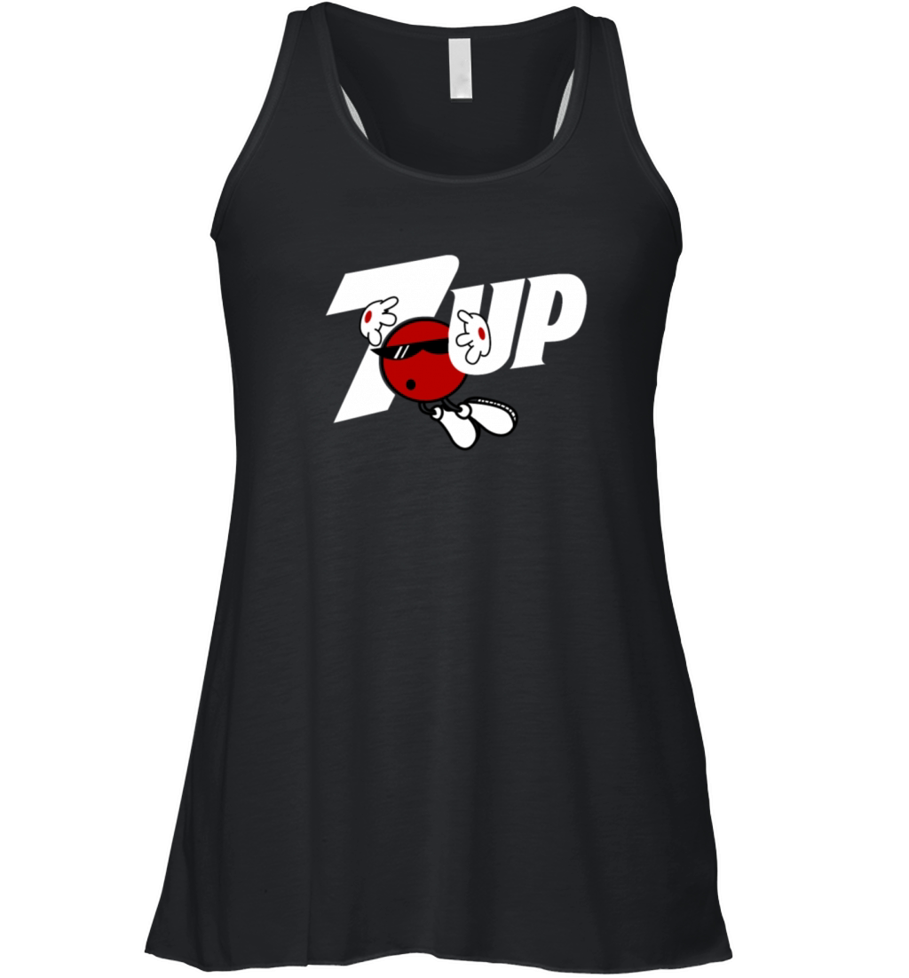 7up M Green T-Shirt Women's Flowy Tank Top