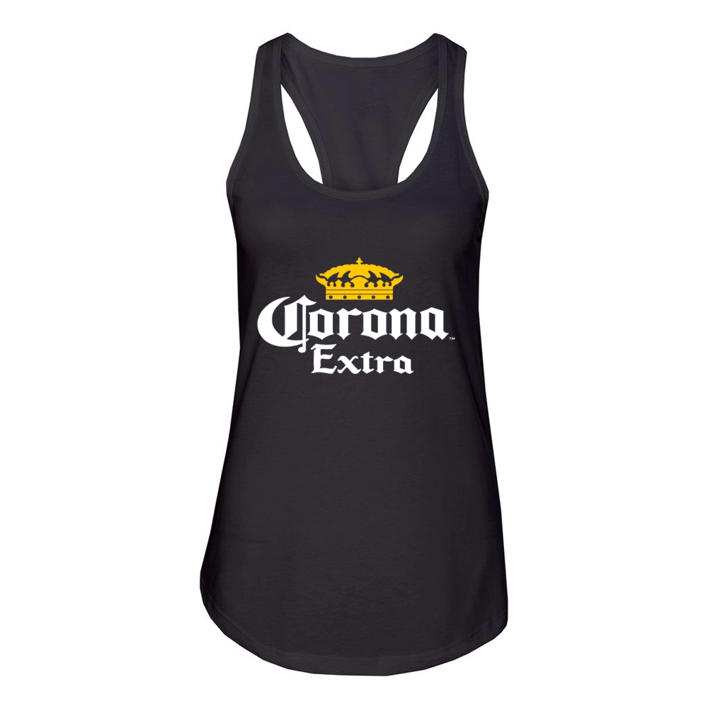 Corona extra Vorderseite Women's Racerback Tank