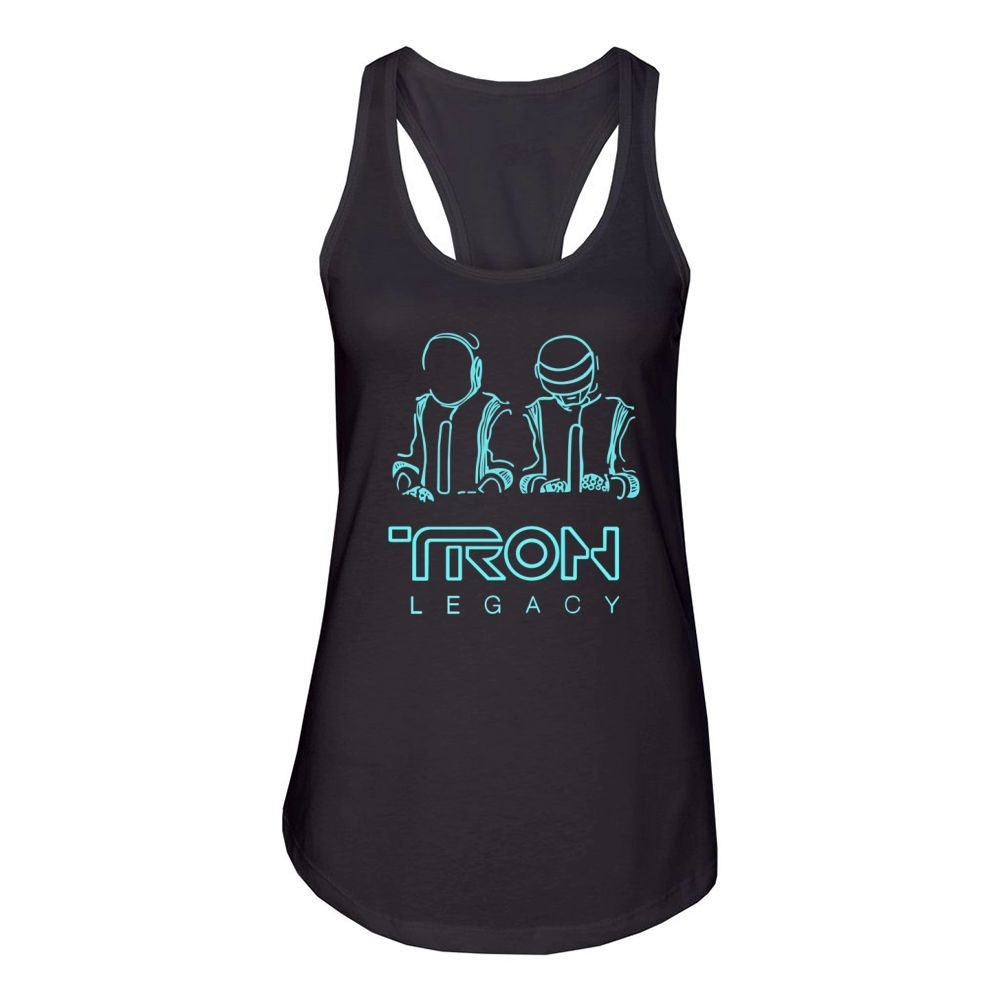 Daft Punk Tron Legacy Neon Women's Racerback Tank
