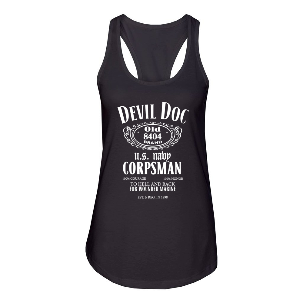Devil Doc Corpsman Women's Racerback Tank