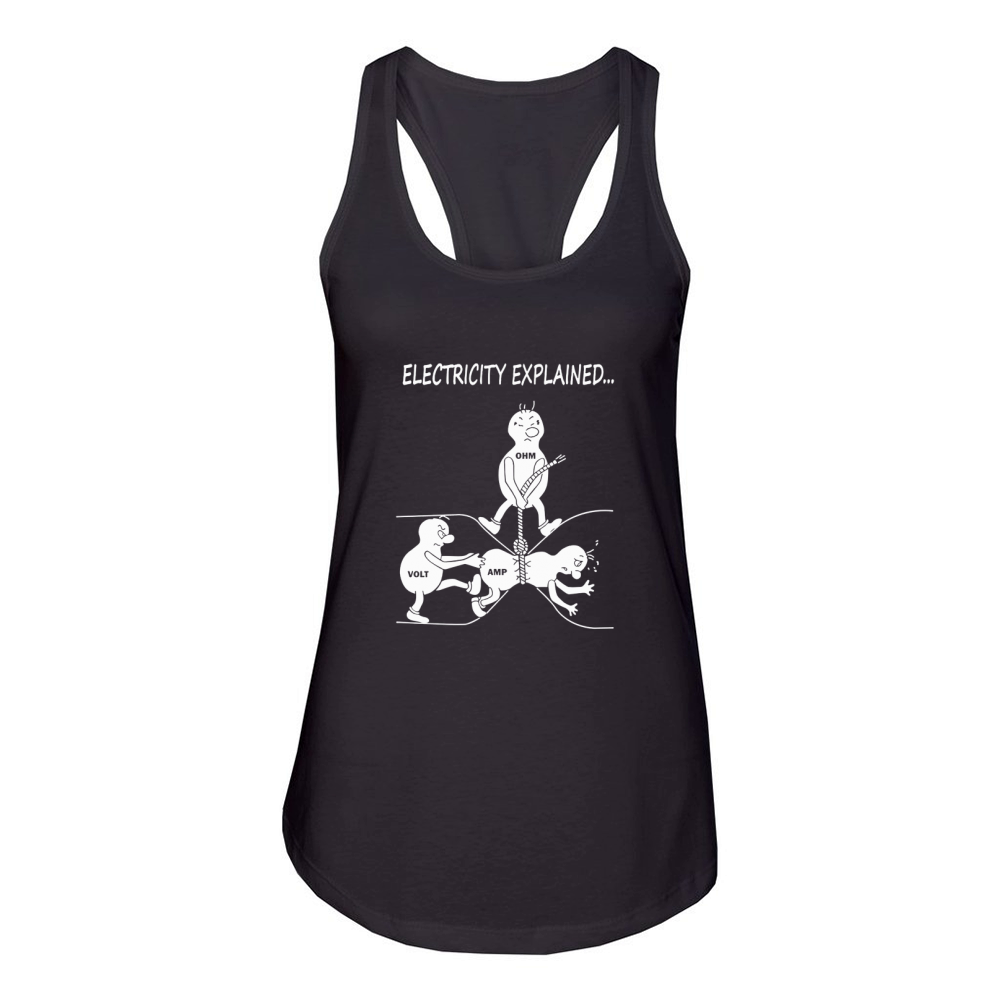 Electricity Explained - MUG Women's Racerback Tank