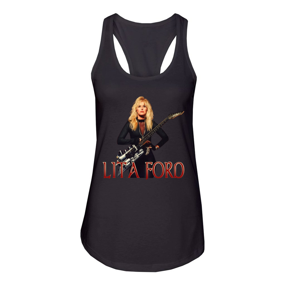 Lita Ford Tshirt Women's Racerback Tank