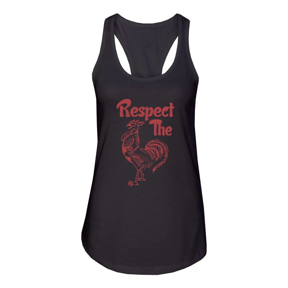 Respect The Rooster Women's Racerback Tank