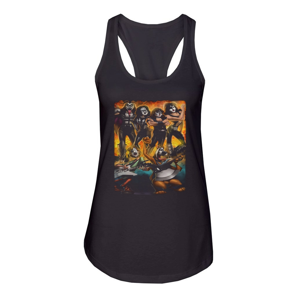 Scooby  Kiss Women's Racerback Tank