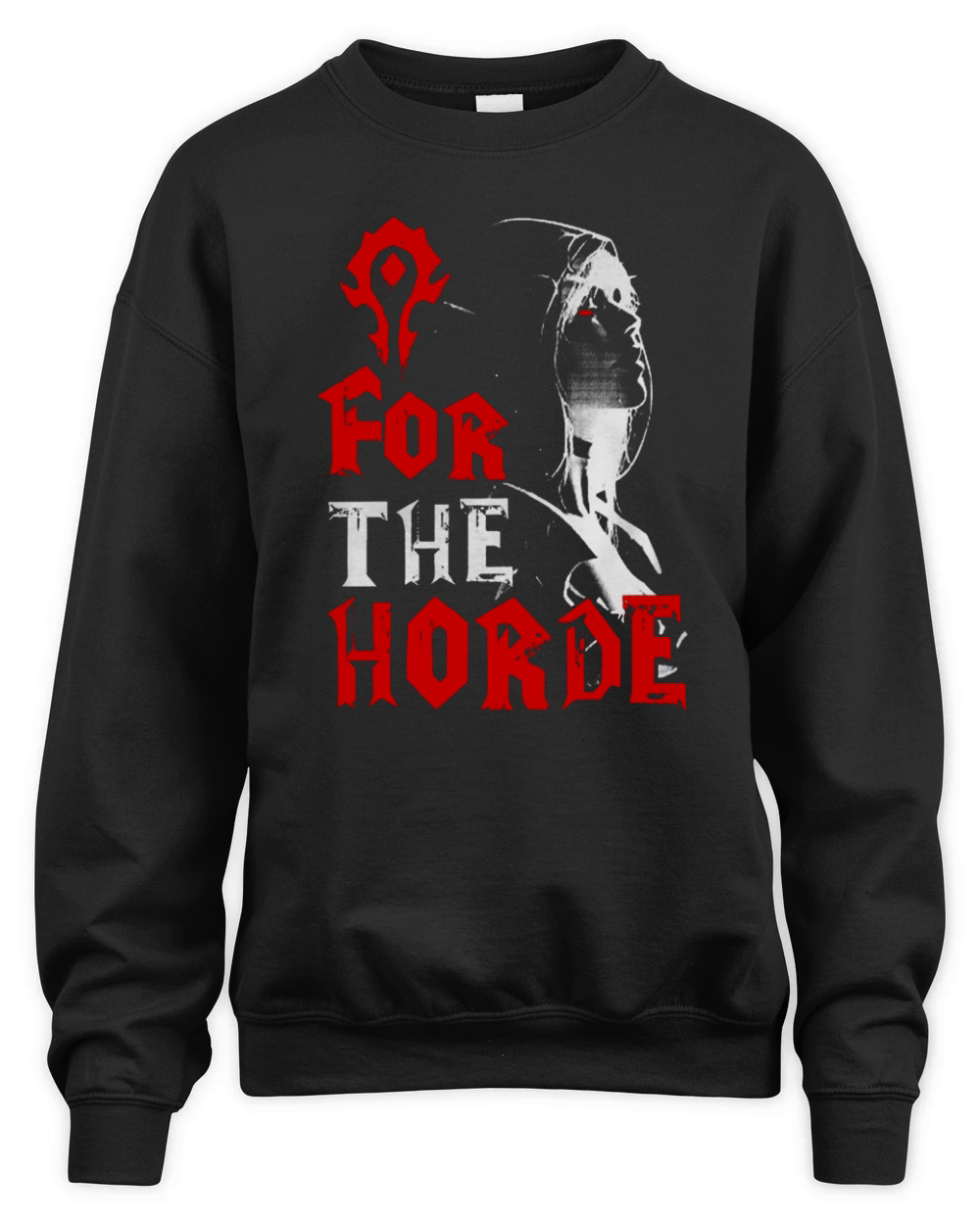 For The Horde Sylvanas Windrunner WOW T-shirt Unisex Premium Crewneck Sweatshirt