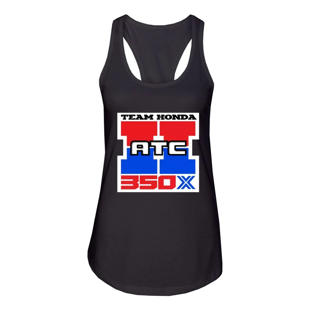 ATC 350X Three Wheeler Racing Shirt - W Women's Racerback Tank