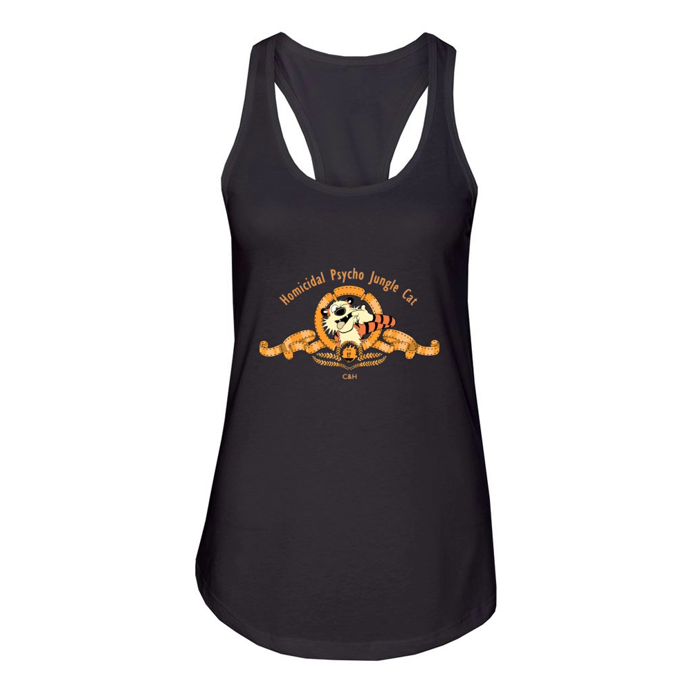 Homicidal Psycho Jungle Cat Women's Racerback Tank