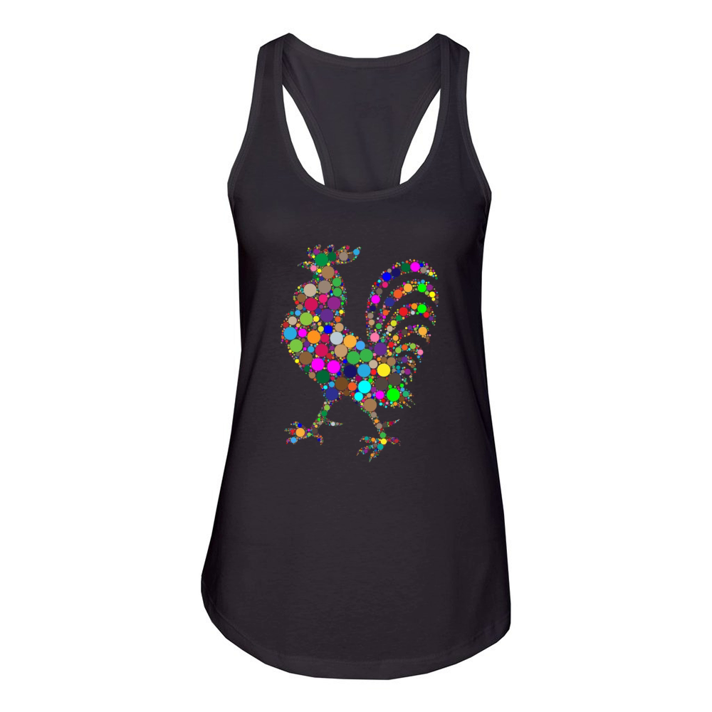 Rooster light rooster Women's Racerback Tank