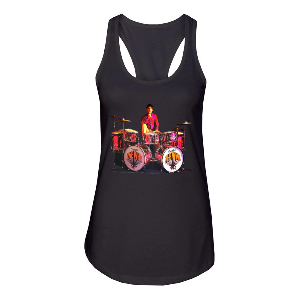 The Who Keith Moon Women's Racerback Tank