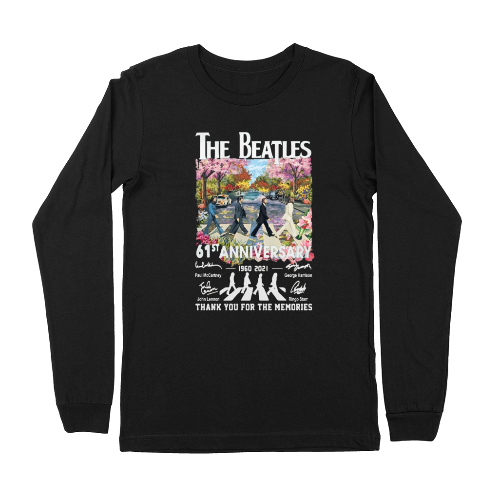 Abbey Road The Beatle 61st Anniversary 1960 2021 Thanks For The Memories Premium Long Sleeve