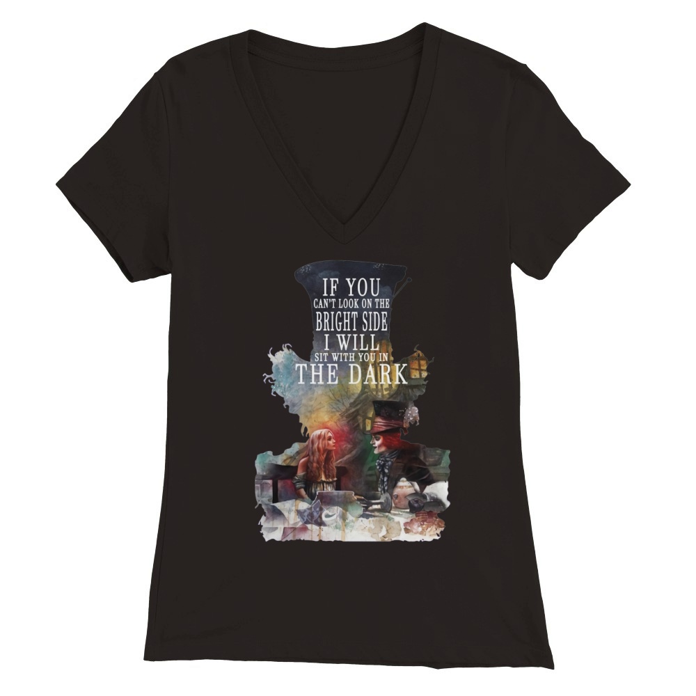 Mad hatter Premium Womens V-Neck T-shirt