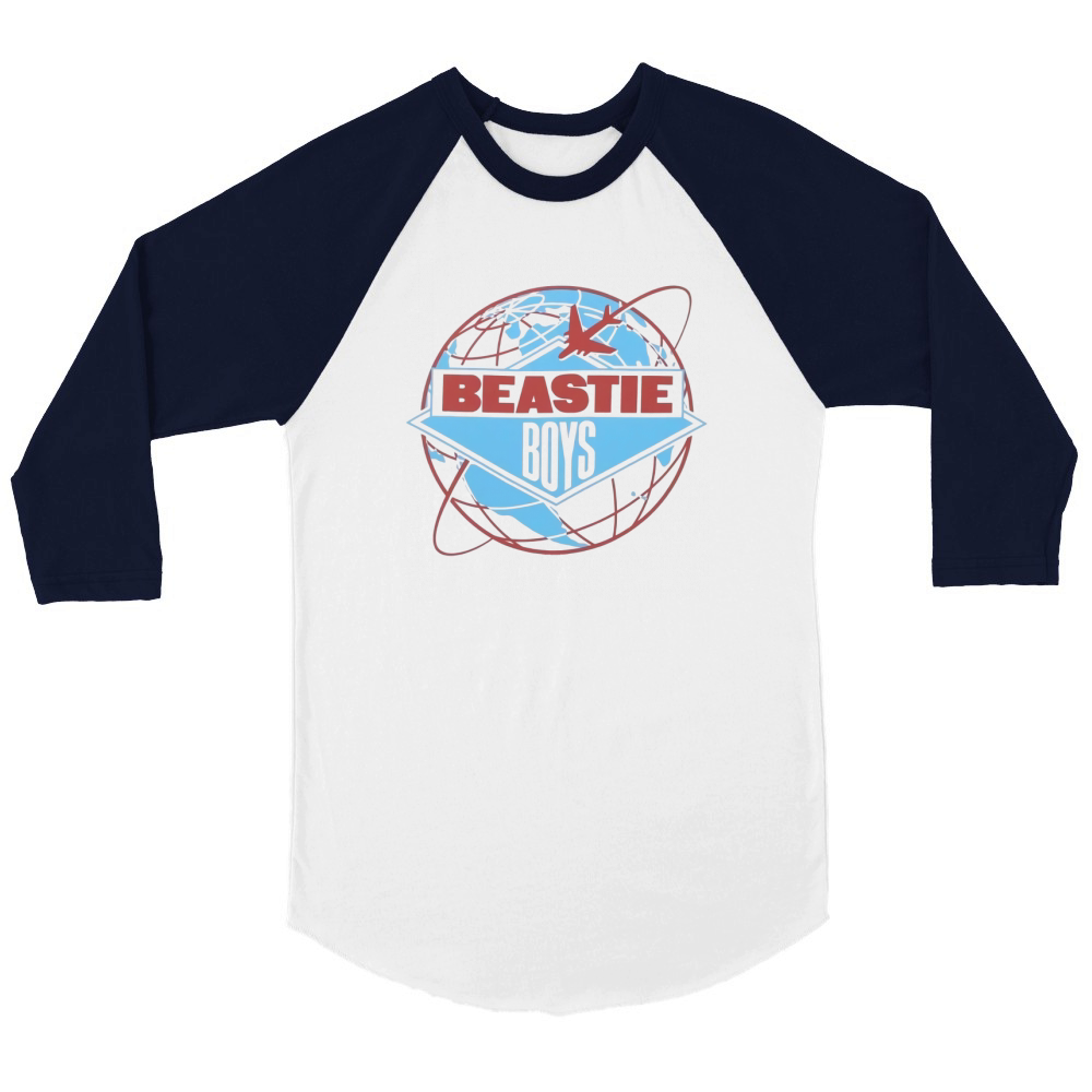 Beastie boys license to ill world tour Unisex ¾ sleeve Raglan T-shirt