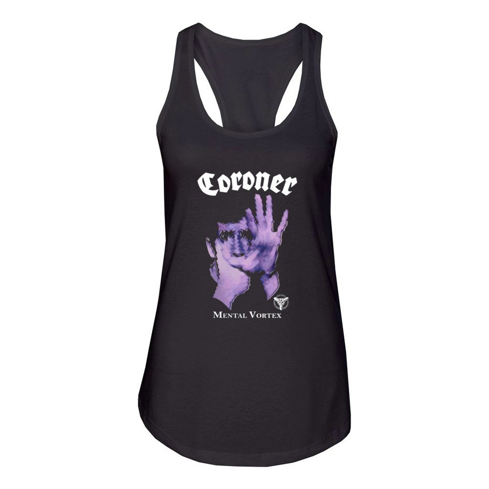 Coroner - Mental Vortex album Tshirt Women's Racerback Tank