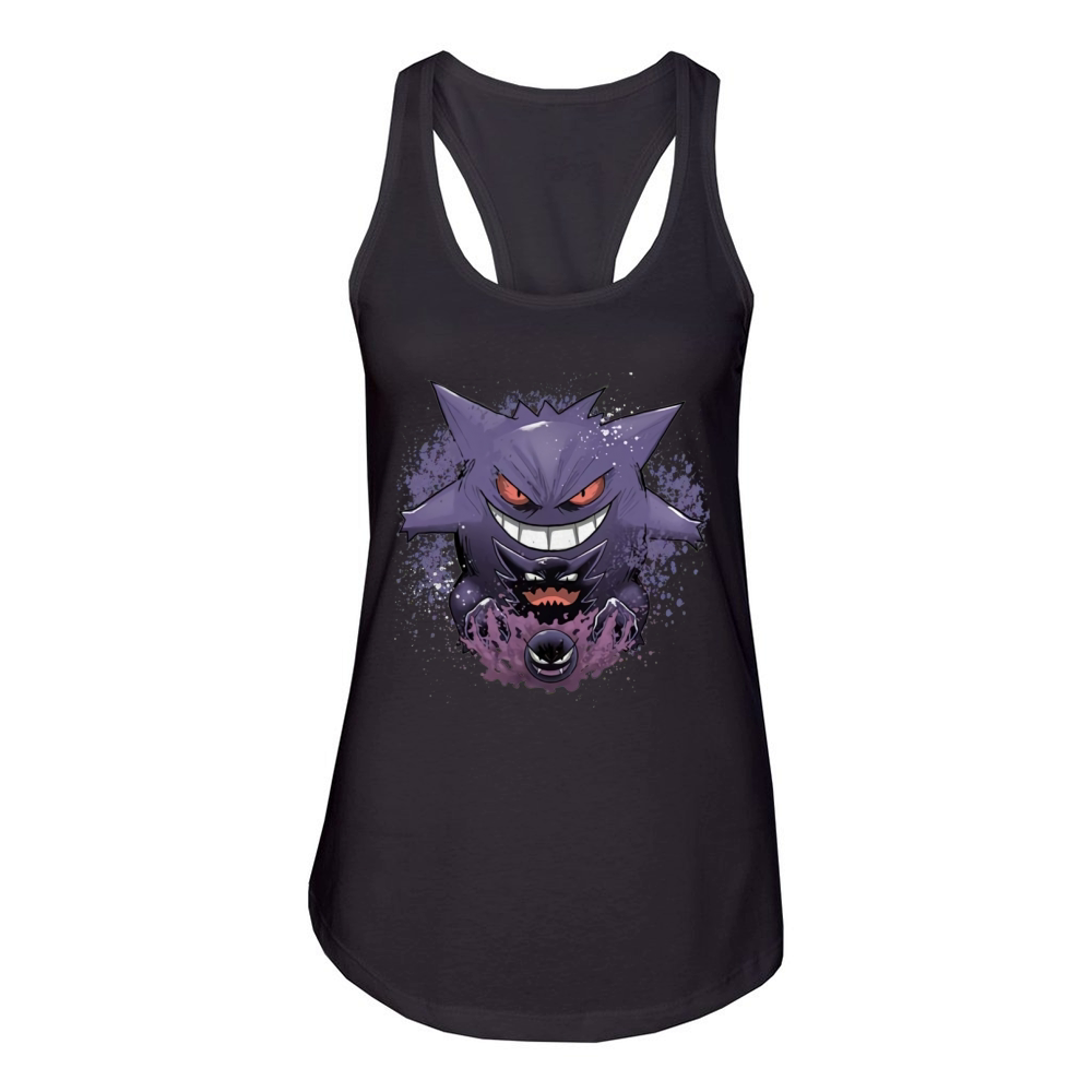 Gengar Evolution Women's Racerback Tank