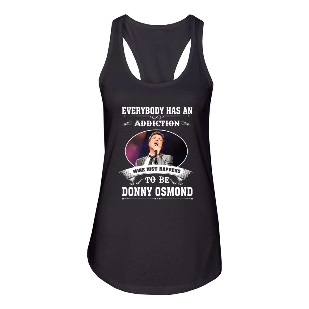 HAPPENS TO BE DONNY OSMOND Women's Racerback Tank
