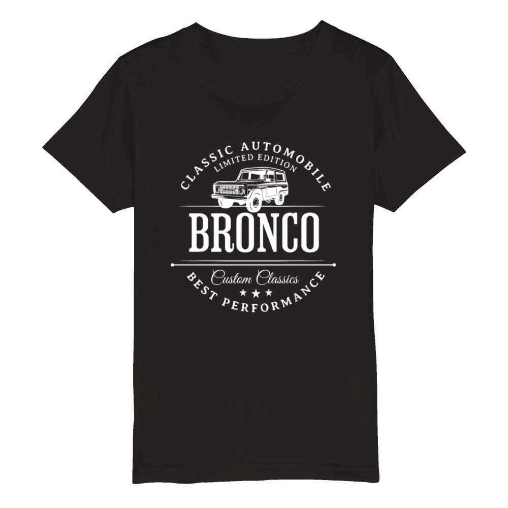 old navy ford bronco vintage logo sport Organic Kids Crewneck T-shirt