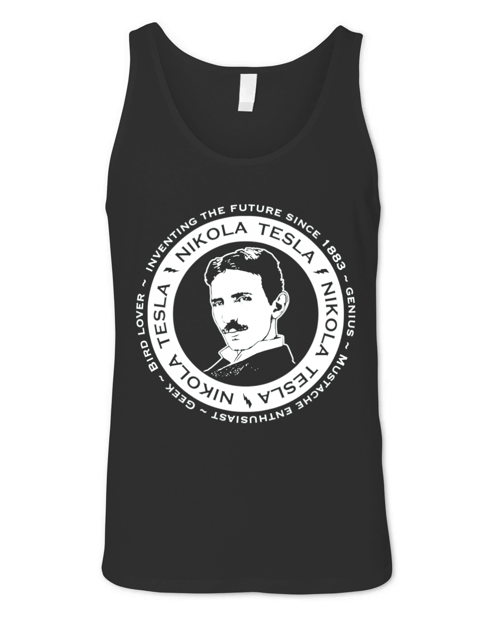 Nikola Tesla Unisex Jersey Tank