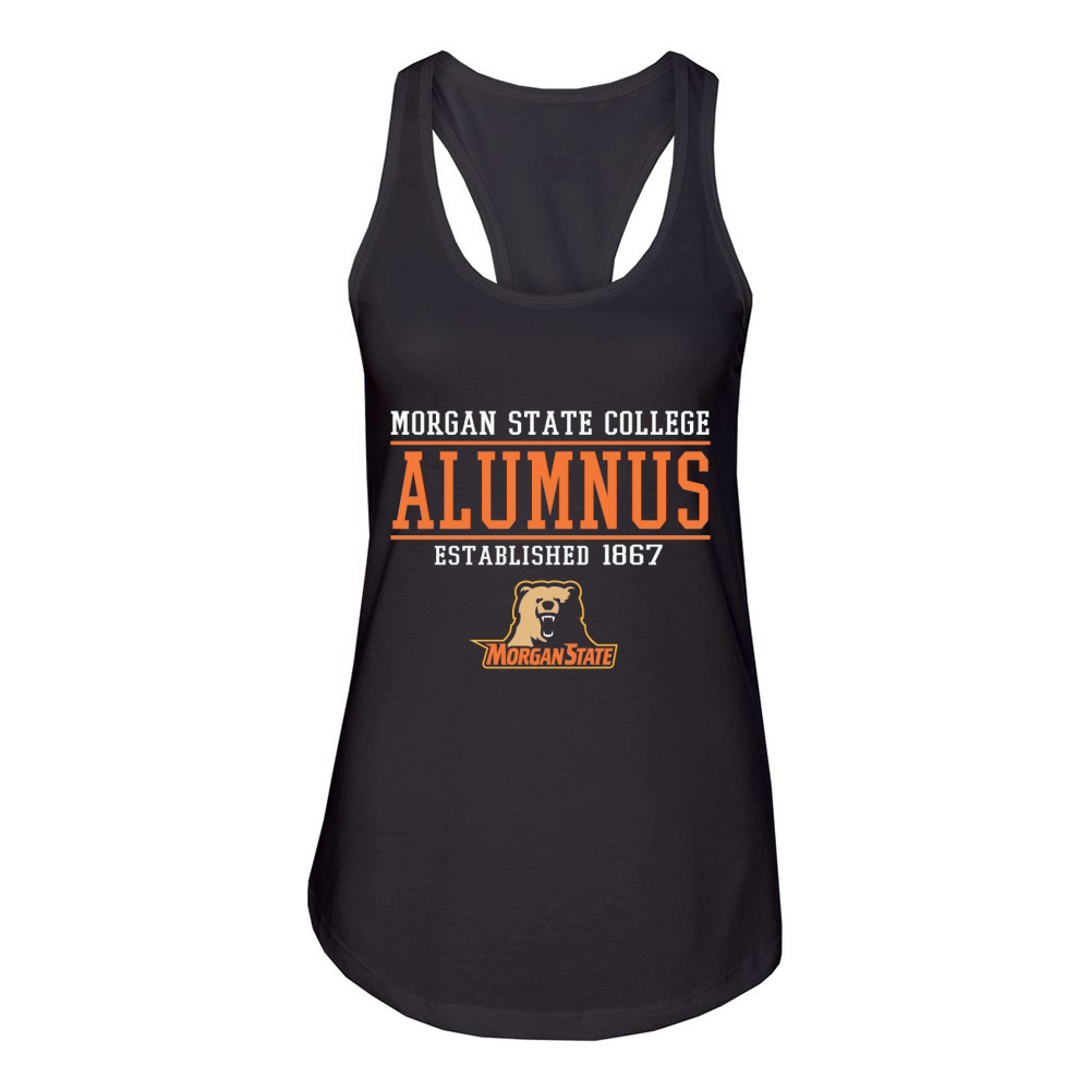 Morgan State college  Alumnus established 1867 Women's Racerback Tank