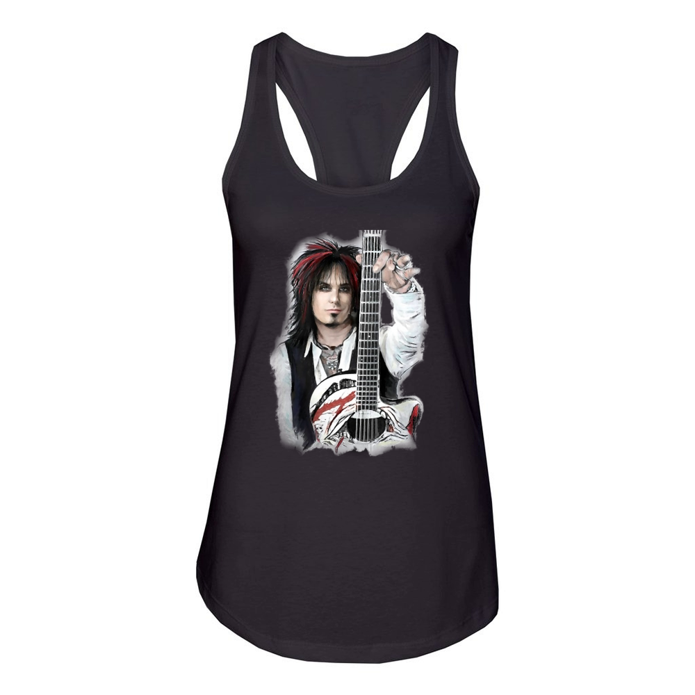 NIKKI SIXX FANS 2 Tshirt, NIKKI SIXX FANS 2 Hoodies Women's Racerback Tank