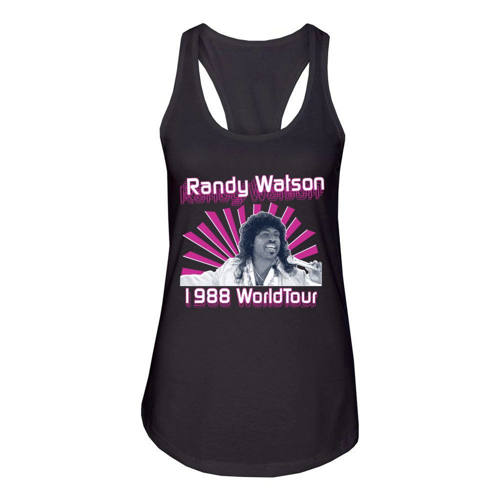 Randy watson 1988 world tour Women's Racerback Tank