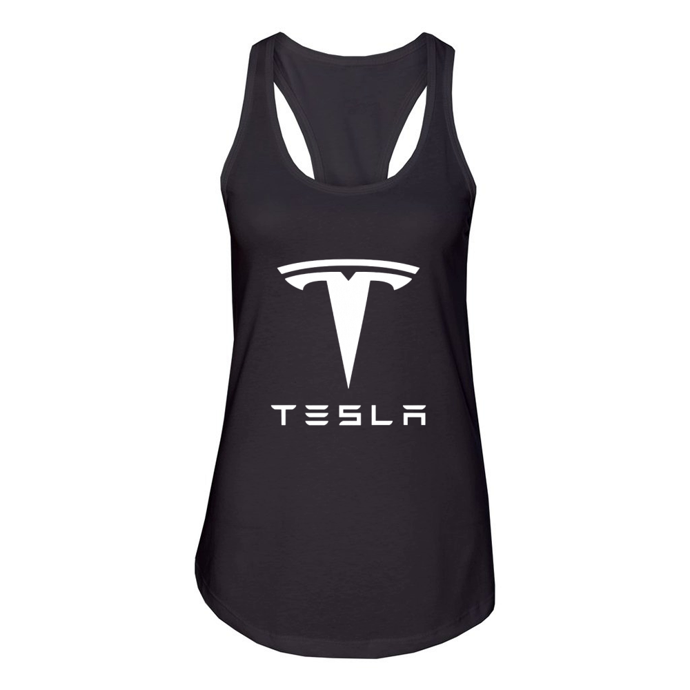 TESLA MERCHANDISE TESLATESLA GIFTTESLA MERCHANDISE TESLA STUFF Women's Racerback Tank
